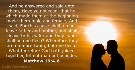 As a foreshadow of the relationship between Christ and His bride, the Church, marriage is shown to be sacred and meant to bring two people. . Where in the bible does it say a man can only have one wife